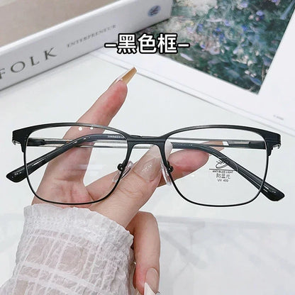 New Ultra Light Anti Blue Light Glasses for Women Fashion Square Eyeglass Frame for Men Myopia Glasses Clear Glasses Eyewear