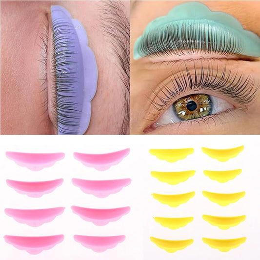 5Pairs Lash Eyelash Grafting Silicone Perm Pad Eyelash Lifting Pad Reusable 3D Eyelashes Extension Accessories New Beauty Tool