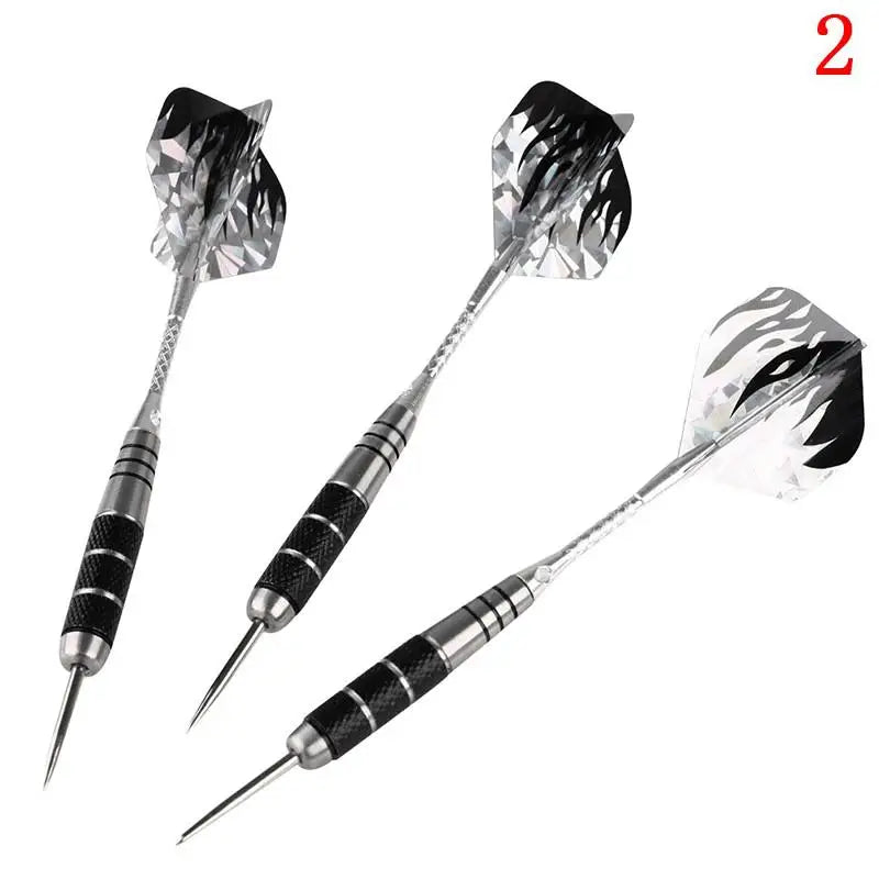 3pcs/Set Professional Tungsten Steel Needle Tip Darts Sports Steel Shafts Flights Tip 22g Darts Darts O7Q8