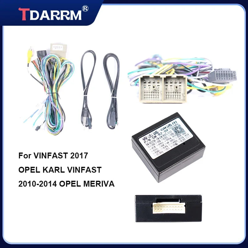 TDARRM Car Radio Adapter Canbus Box Amplifier Decoder For Opel Astra Zafira Antara Vectra Corsa Meriva Combo Agila