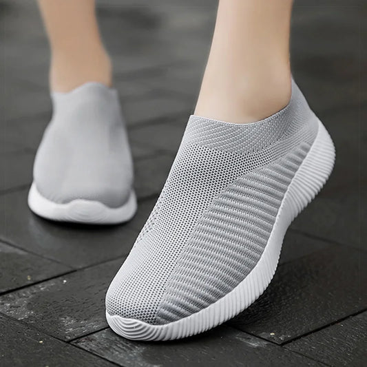 Women Sneakers Slip On Sock Shoes Women Flat Casual Sneaker Women's Sports Shoes Breather Vulcanize Shoes For Women Zapatillas