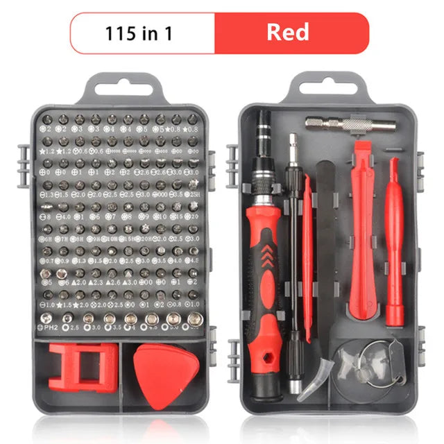 Screwdriver Set  Magnetic Torx Phillips Screw Bit Kit WOZOBUY With Electrical Driver Remover Wrench Repair Phone PC Tools