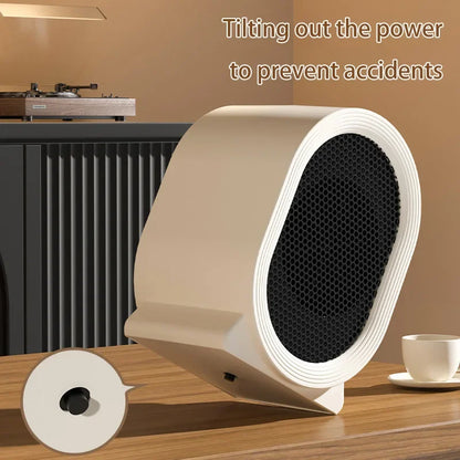 Xiaomi Desktop Heater Vertical Heater Home Bedroom Small Electric Heater Dormitory Quick Heat Heater Suitable for Home Office