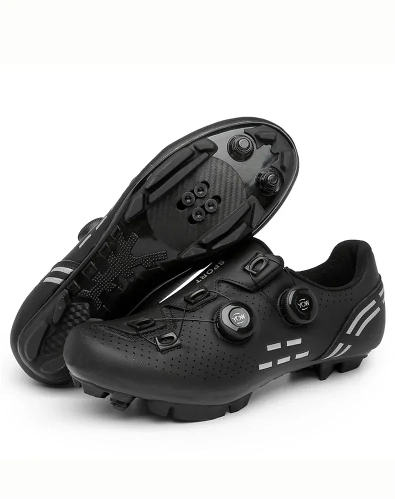 New Cycling Shoes for Men Women Speed Mountain Bicycle Flat SPD Pedals Racing Biking MTB Cleats Road Bike Sneakers