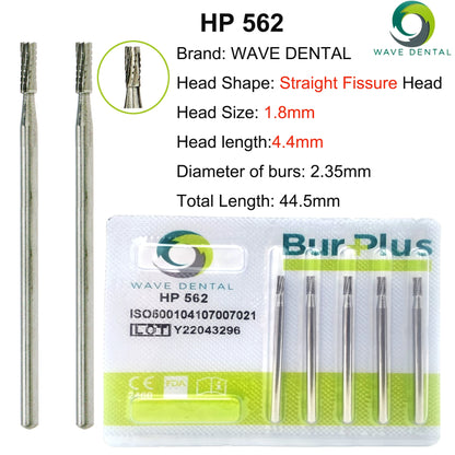 WAVE Dental Burs Tungsten Carbide Bur Dentistry Drills Bits Dental Strawberries HP Cutter Dentist Tools