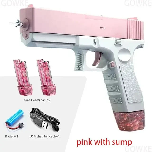 Summer Water Gun non Electric Pistol High-pressure Full Automatic Shooting Water Beach Toy Gun For kid Children Boys Girls