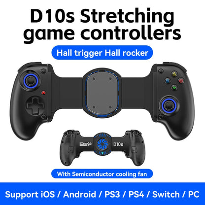 BSP D10 D10S D11 Stretching Cooling Game Controller For SWITCH/Android/Apple IOS Tablet /PS3/PS4 ForXBOX Gamepad Streaming