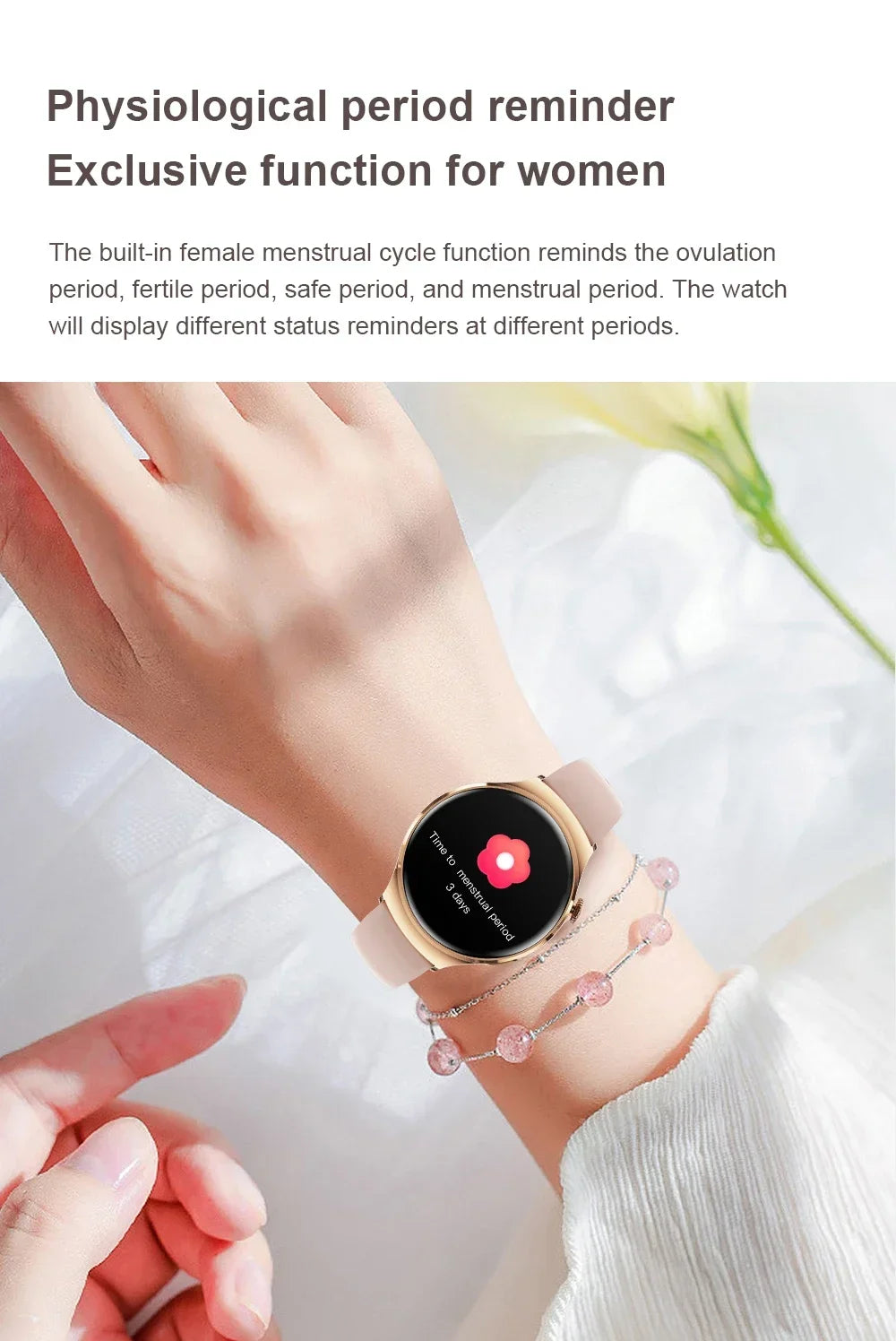 2024 New  For Huawei IOS GPS Track Smart Watch Women HD Screen Heart rate NFC Bluetooth Call Waterproof Blood Sugar Smartwatches