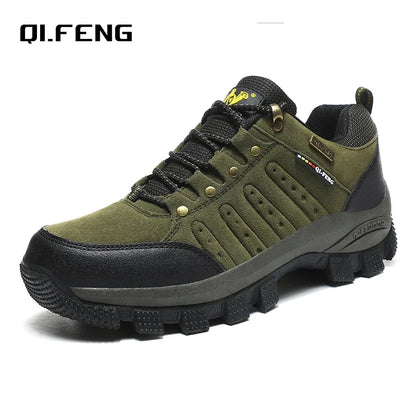 Men Casual Leather Shoes Classic Waterproof High Quality Shoes Women Climbing Shoes Outdoor Sneakers Trekking Leather Footwear