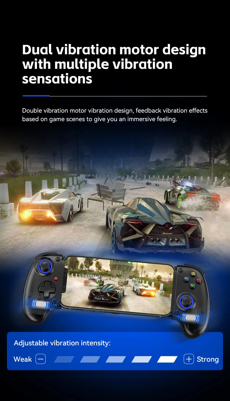 BSP D10 D10S D11 Stretching Cooling Game Controller For SWITCH/Android/Apple IOS Tablet /PS3/PS4 ForXBOX Gamepad Streaming