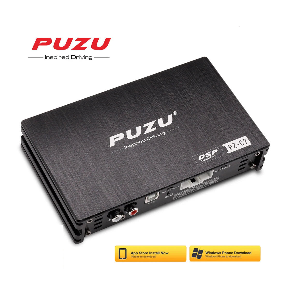 PUZU PZ-C7 wiring harness 4X150W Car DSP Amplifier Car Radio Sound Upgrade Digital Audio Signal Processor For Hyundai Kia