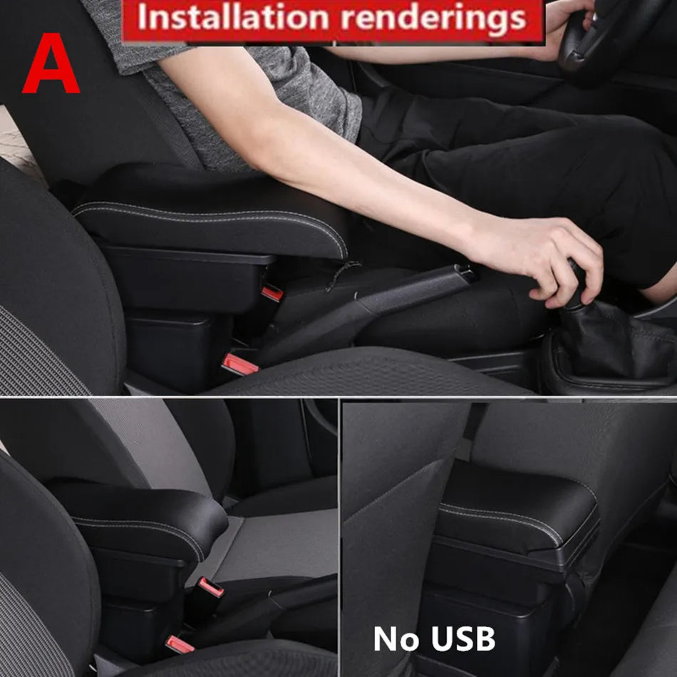 For Nissan Versa Armrest For Nissan Almera Versa Car Armrest Box Storage box Interior Dedicated Retrofit Car Accessories