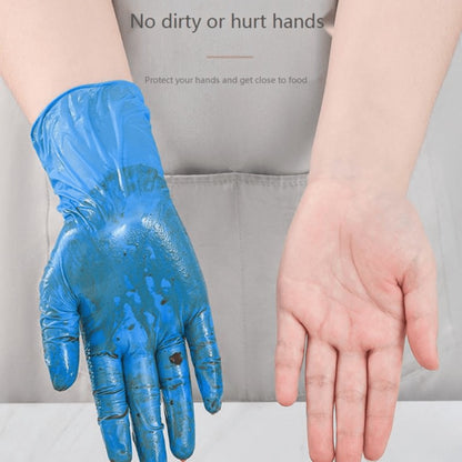 50PCS Multi-Color Nitrile Gloves For Cooking Waterproof  Gloves For Kitchen Tools  Nitrile Disposable Gloves