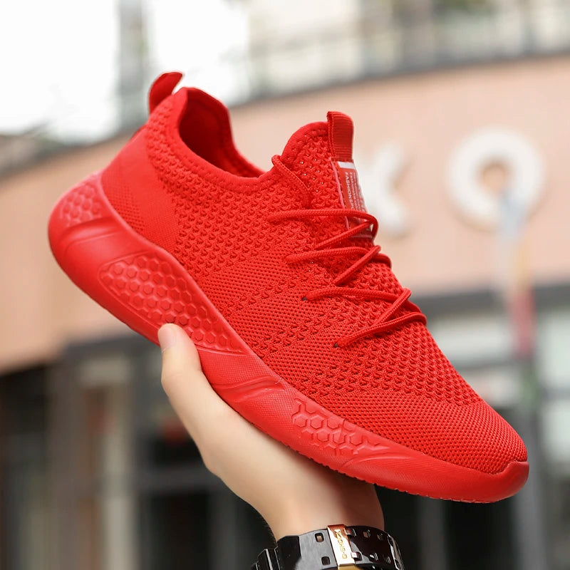 Men Light Running Shoes  Breathable Lace-Up Jogging Shoes for Man Sneakers Anti-Odor Men's Casual Shoes Drop Shipping