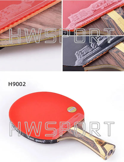 Original DHS 7 Star Table Tennis Racket Offensive 8 Star 9 Star Professional Ping Pong Racket ALC Carbon Paddle