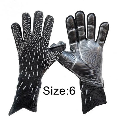 Soccer Goalie Gloves Latex Thickened Professional Goalkeeper Gloves for Adult Youth Football Sports Training and Match