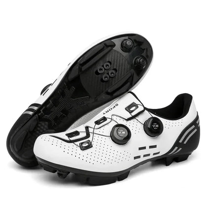 New Cycling Shoes for Men Women Speed Mountain Bicycle Flat SPD Pedals Racing Biking MTB Cleats Road Bike Sneakers