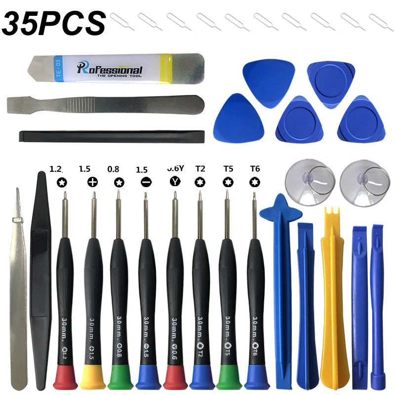 Mobile Phone Repair Tools Plastic Pry Bar Blade Opening Screwdriver for Screen iPhone iPad Laptop Computer Disassemble Hand Kit