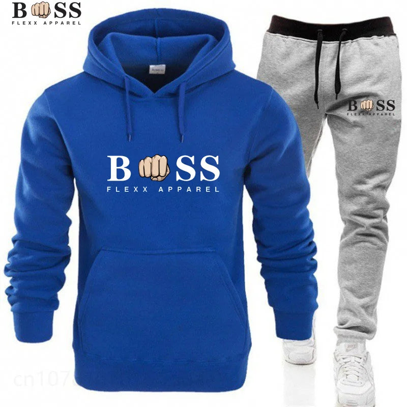 New Autumn Winter Men Women Tracksuit Hoodies + Pants 2Pcs Sets Suit Fashion Trend Hip Hop Y2K Clothing Sportswear Sweatshirts