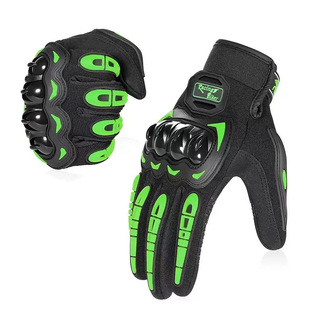 Motorcycle Gloves Summer Waterproof TouchScreen Full Finger Gloves Protective Anti-fallGuantes Moto Non-slip Riding Gloves