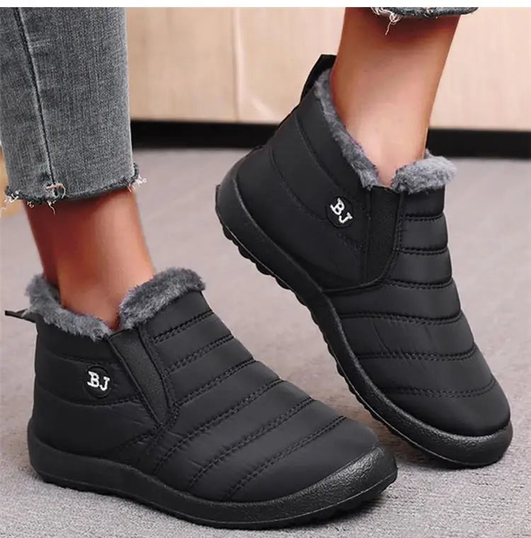 Boots Women Snow Fashion Women Shoes Slip On Platform New Boots Ladies Ankle Boots Waterproof Casual Botas Mujer Winter Shoes