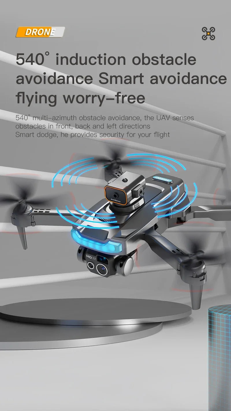 P15 RC GPS Drone Brushless Motor 8K HD Camera Optical Flow Localization Obstacle Avoidance Dron Foldable Quadcopter Boy Toy Gift