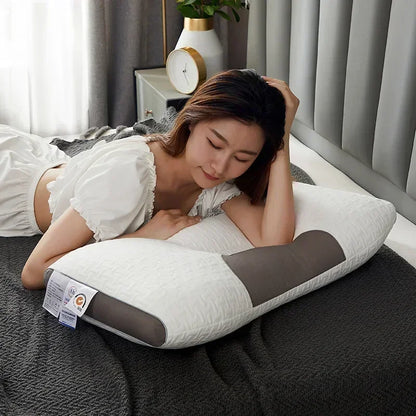 2024 NEWHoneycomb massage pillow pillow to protect cervical vertebra to help sleep home pillow core antibacterial and anti-mite