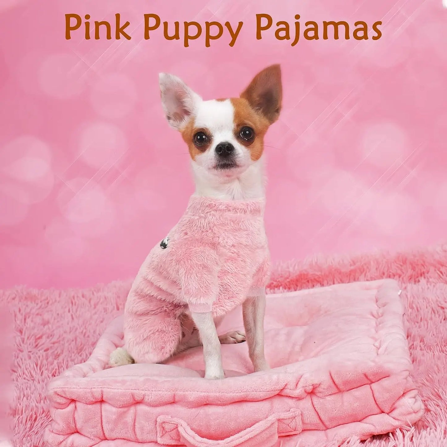 Thermal Velvet Dog Pajamas Winter Small Dog Jumpsuit Puppy Cat Nightshirt Onesies Chihuahua Yorkie Poodle Boy Dog Clothes