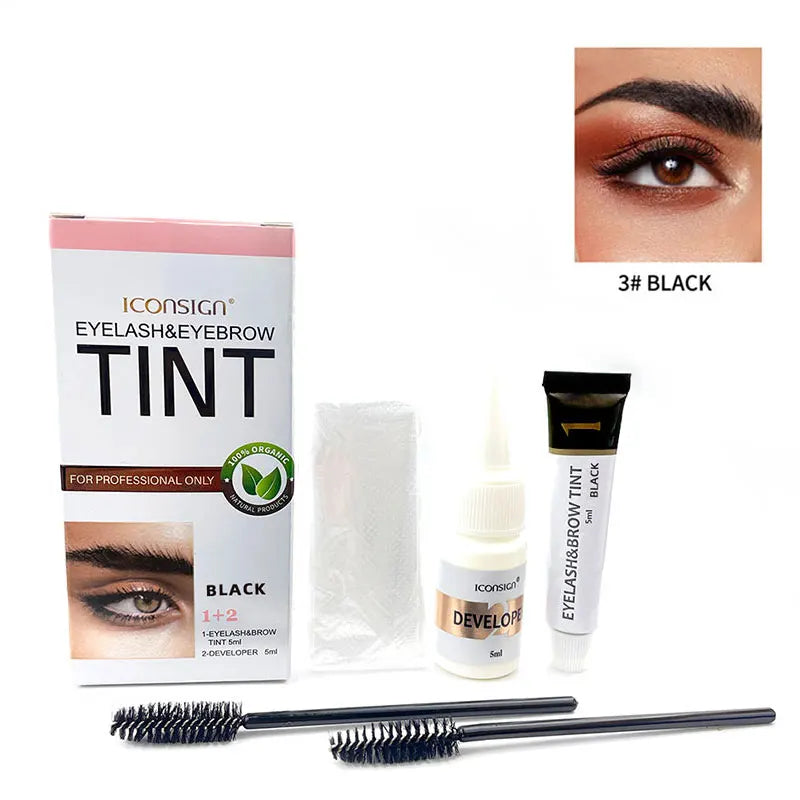 Professional Eyelash Eyebrow Dye Tint 15-minute Fast Tint Easy Dye Gel Enhancer Mascara Lash Lifiting Kit Eye Makeup Tools