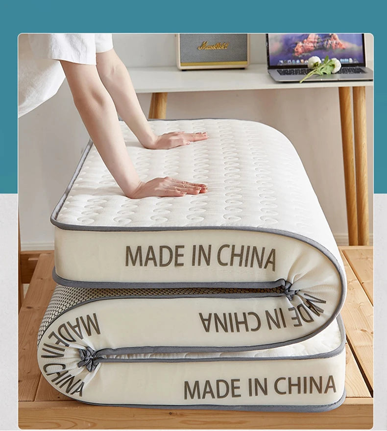 Cotton coconut mattress soft cushion latex household thickened spine protection soft mat tatami sponge mat for rent room special