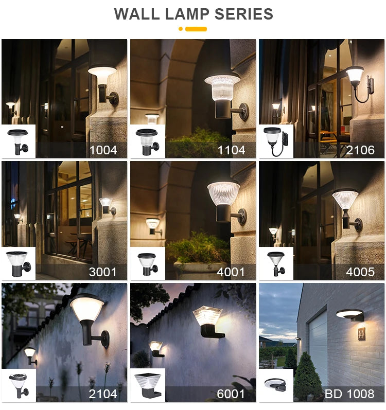 YYHC-2023 Outdoor Pillar Gate Lawn courtyard Lights LED Solar Lamp Post Street landscape Lighting for Home Garden