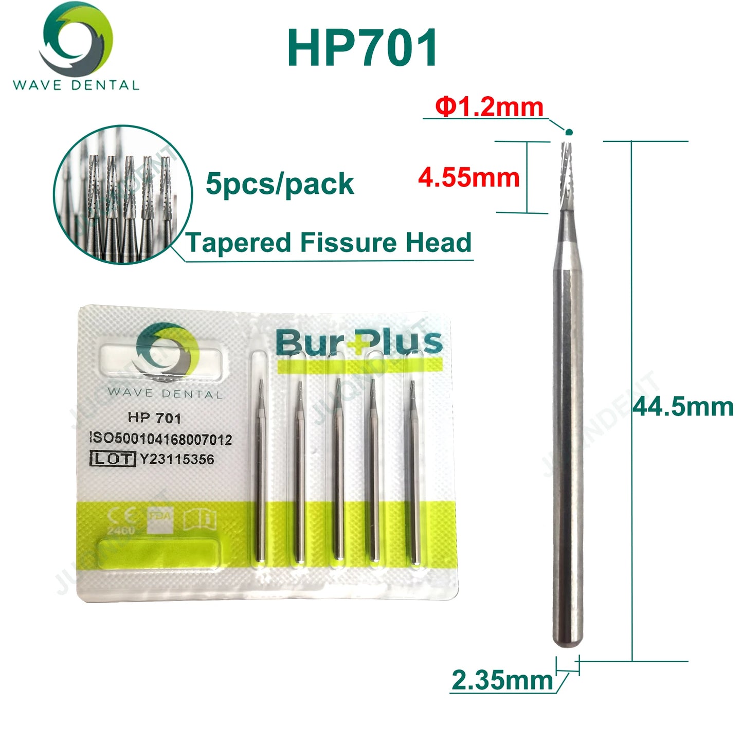 WAVE Dental Burs Tungsten Carbide Bur Dentistry Drills Bits Dental Strawberries HP Cutter Dentist Tools