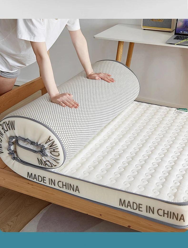 Cotton coconut mattress soft cushion latex household thickened spine protection soft mat tatami sponge mat for rent room special