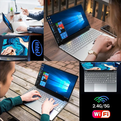 Big discount Notebook  Windows 10 11 Ram 16GB Rom 256GB 512GB 1TB 2TB SSD Computer 2.4G/5.0G Wifi Bluetooth Intel N5095 Laptop