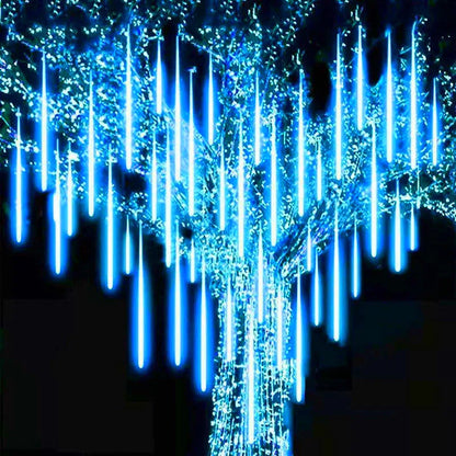 EU/US Plug Meteor Shower String Lights for Street Garden Wedding Christmas Tree Decoration Navidad Outdoor LED Holiday Lighting