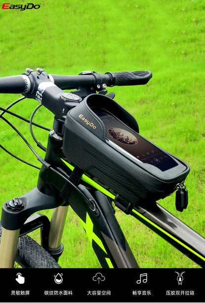 EasyDo OEM Waterproof Bike Bag Hard Shell Top Tube Bicycle Bike for Phone