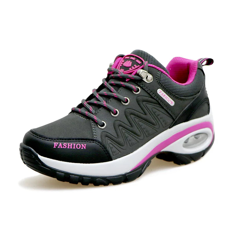 Women Sports Shoes Platform Sneakers Fashion Outdoor Hiking  Non-Slip Casual Shoes Low Top Running Shoes Women Footwear