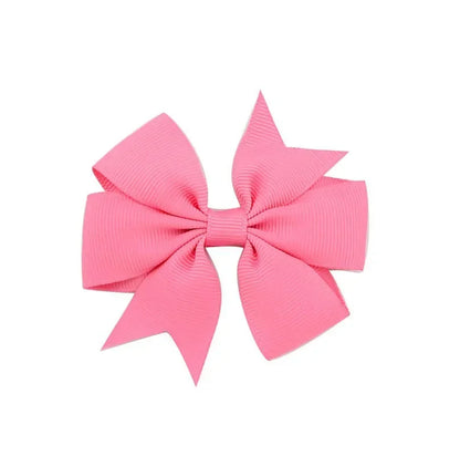 10pcs/lot Baby Girls Hair Bows Hairpins 3.2" Grosgrain Ribbon Pinwheel Toddler Clips Children Kids Accessories Gifts Photo Props