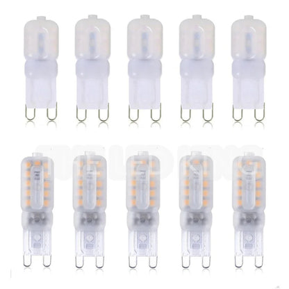 6X 10X 20X Brightest G9 LED Lamp AC220V 5W 7W 9W SMD2835 LED Bulb Warm/Cool White Spotlight replace Halogen light