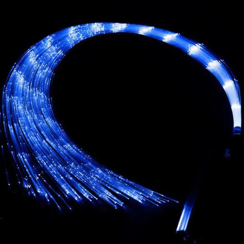 Sparkle Flash Point Wire 0.5mm 0.75mm 1mm 1.5mm High Bright End glow Fiber Optic Cable For DIY Lighting Decoration