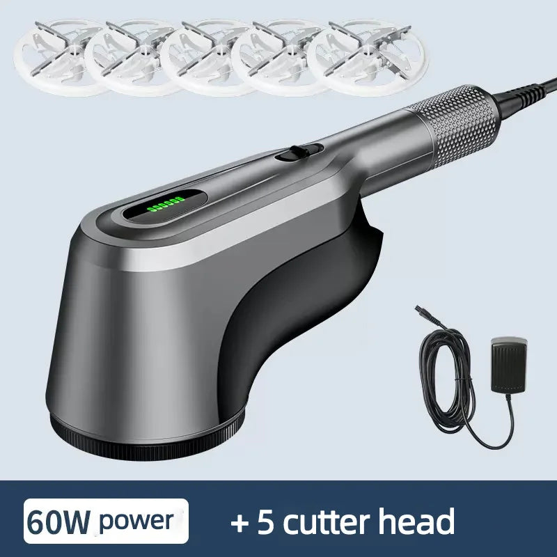 220V 60W Electric Lint Remover Clothes Lint Shaving Hair Ball Remover Portable Clothes Pellet Trimmer With Extra Cutting Blades