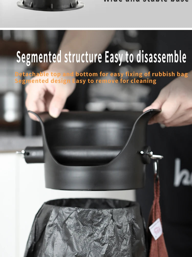 Coffee Tapping Bucket Knock Box Coffee Accessories Barista Vertical Coffeeware Kitchen Dining Bar Home Garden