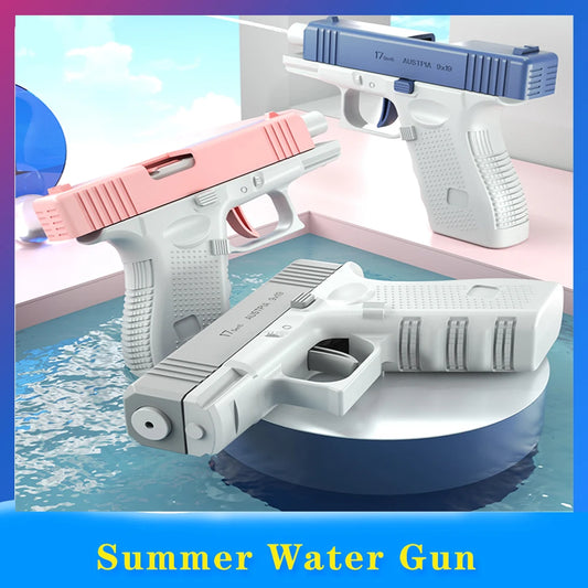 Summer Water Gun non Electric Pistol High-pressure Full Automatic Shooting Water Beach Toy Gun For kid Children Boys Girls