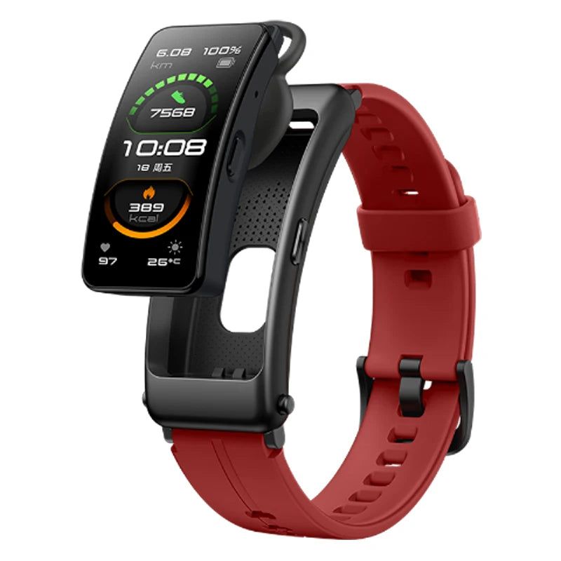 Huawei TalkBand B6 Smart Wristband Bluetooth 5.2 1.53 Inch AMOLED Screen Kirin A1 Processor Call Earphone Talk Band