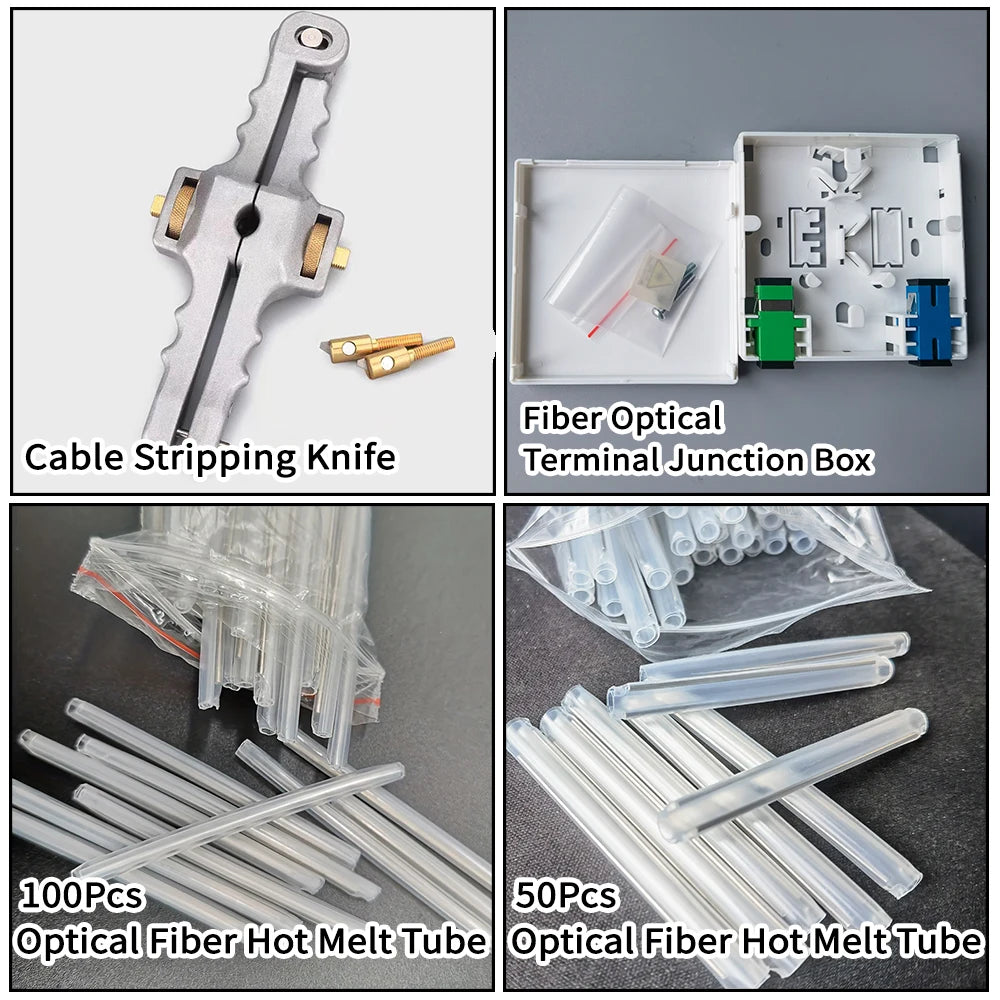 SC/APC-SC/APC Outdoor Drop Fiber Optic Cable 20M/30M/40M FTTH Single Mode Single Optical Fiber Connectors