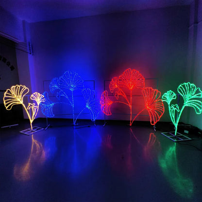 Custom Design Simulated Plant Christmas Home Wedding Party Garden Lawn Decoration Led Lighting