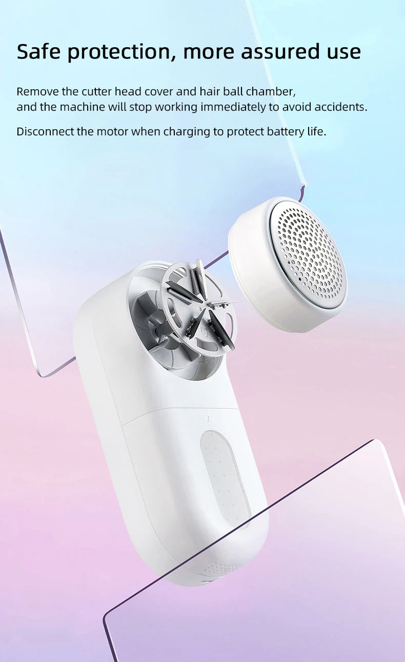 Xiaomi Mijia Lint Remover and Cutter USB Charging Electric Pellet Machine Hair Ball Lint Trimmer Portable Electric Clothes Lint