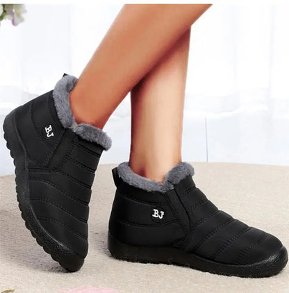 Women Winter Shoes New Waterproof Sneakers Solid Women Casual Shoes Black Chunky Sneakers Comfortable Flat Shoes Woman Mujer