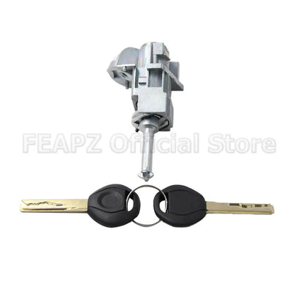 For BMW/ E46 3 Series Front Left Driver Door Lock Cylinder Barrel WITH 2 KEYS 51217019975, 51 21 7 019 975