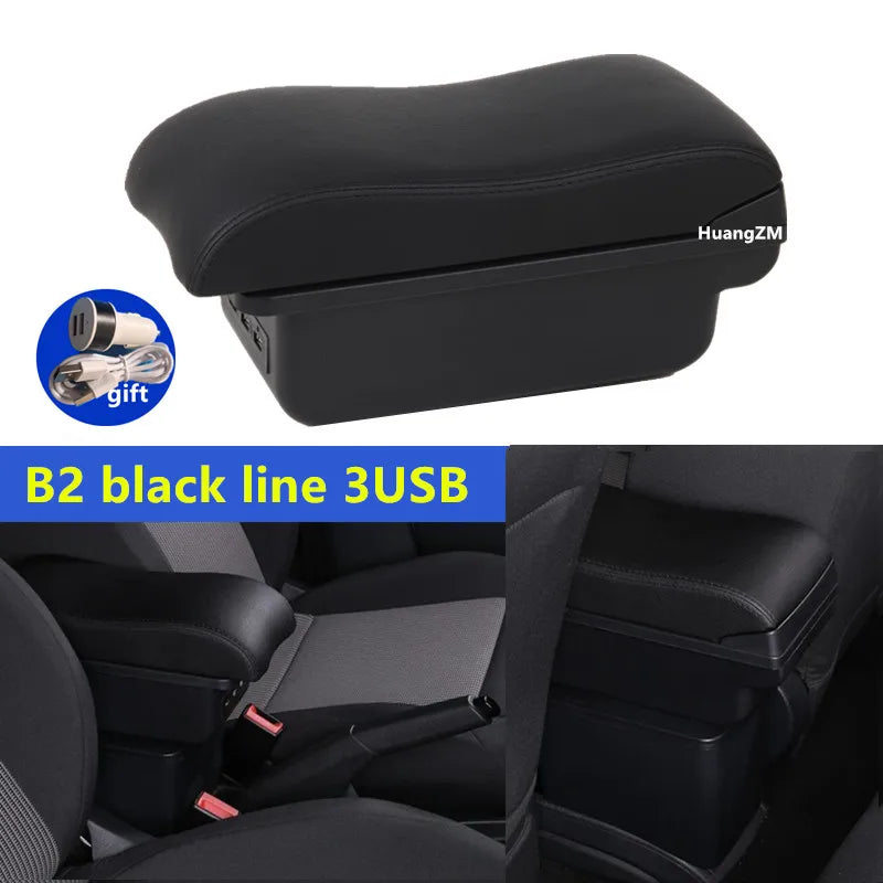 For Nissan Versa Armrest For Nissan Almera Versa Car Armrest Box Storage box Interior Dedicated Retrofit Car Accessories